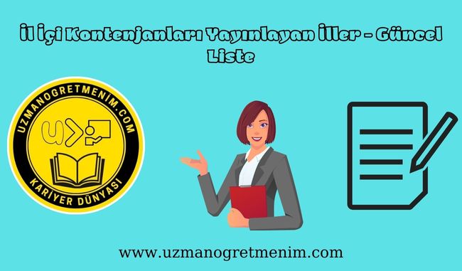 İl İçi Kontenjanları Yayınlayan İller – Güncel Liste