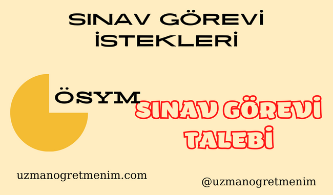 Öğretmenlere Bir Yeni Sınav Görevi