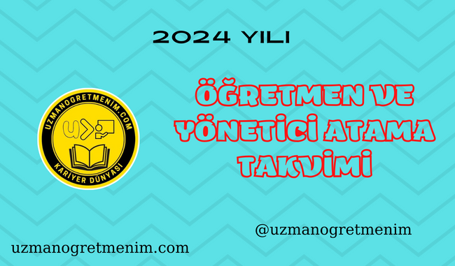 Öğretmen Atama ve Yönetici Atama Takvimi Açıklandı