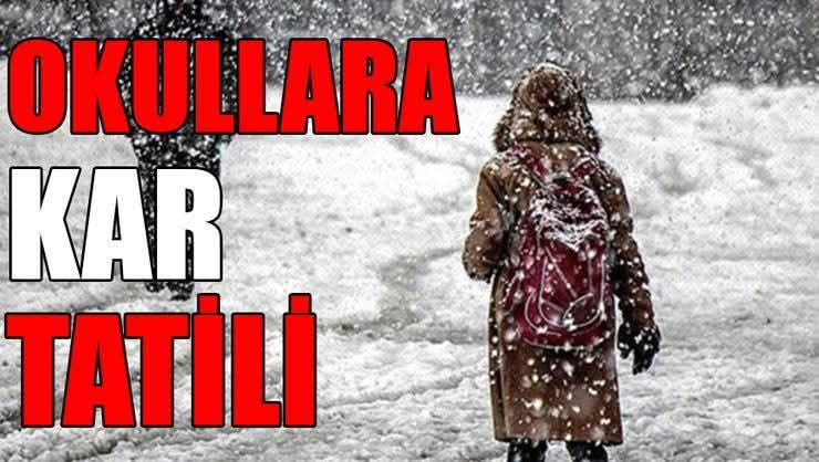 Eğitime O İlde Kar Engeli – 26 Kasımda Okulların Tatil Olduğu İller